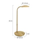 Tafellamp Zenith LED | 1 lichts | Goud, Geel, Wit