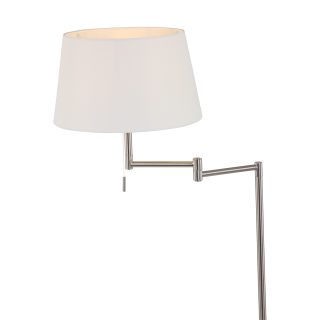 Vloerlamp Bella | 1 lichts | Zilver, Grijs, Wit
