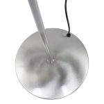 Vloerlamp Biron | 1 lichts | Zilver, Grijs, Wit