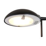 Vloerlamp Biron | 2 lichts | Zwart