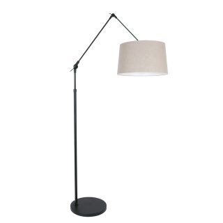 Vloerlamp Prestige Chic | 1 lichts | Crème, Wit, Zwart