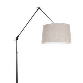 Vloerlamp Prestige Chic | 1 lichts | Crème, Wit, Zwart