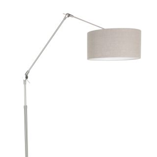 Vloerlamp Prestige Chic | 1 lichts | Grijs, Wit