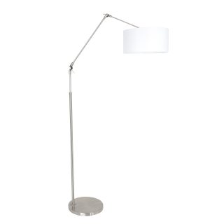 Vloerlamp Prestige Chic | 1 lichts | Zilver, Grijs, Wit