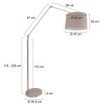 Vloerlamp Prestige Chic | 1 lichts | Zwart