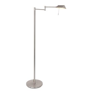 Vloerlamp Retina | 1 lichts | Zilver, Grijs, Transparant