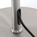 Vloerlamp Retina | 1 lichts | Zilver, Grijs, Transparant