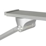 Vloerlamp Serenade LED | 1 lichts | Zilver, Grijs, Wit