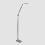 Vloerlamp Serenade LED | 1 lichts | Zilver, Grijs, Wit