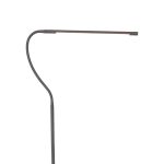 Vloerlamp Serpent | 1 lichts | Transparant, Zwart