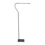 Vloerlamp Serpent | 1 lichts | Transparant, Zwart