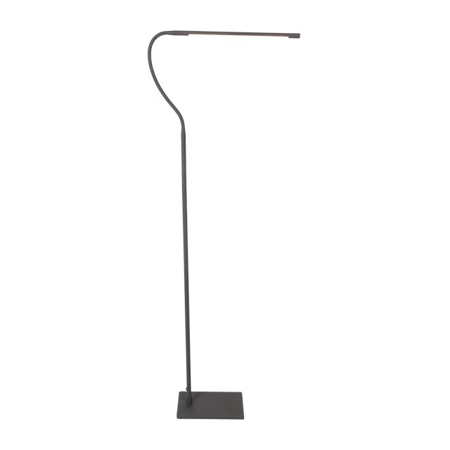 Vloerlamp Serpent | 1 lichts | Transparant, Zwart
