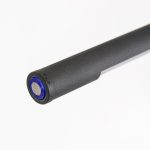 Vloerlamp Serpent | 1 lichts | Transparant, Zwart