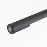 Vloerlamp Serpent | 1 lichts | Transparant, Zwart