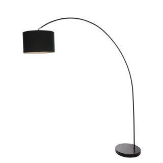 Vloerlamp Solva | 1 lichts | Wit, Zwart
