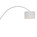 Vloerlamp Solva | 1 lichts | Zilver, Grijs, Wit