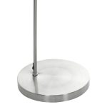 Vloerlamp Solva | 1 lichts | Zilver, Grijs, Wit