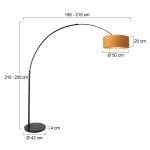 Vloerlamp Sparkled Light | 1 lichts | Blauw, Zwart