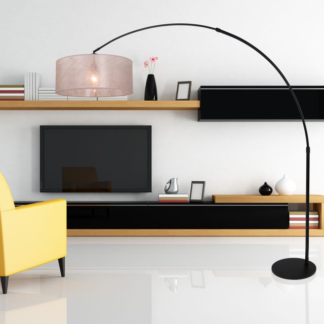 Vloerlamp Sparkled Light | 1 lichts | Brons, Bruin, Transparant