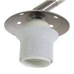 Vloerlamp Sparkled Light | 1 lichts | Transparant, Zwart