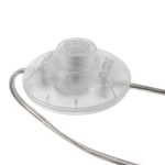Vloerlamp Sparkled Light | 1 lichts | Transparant, Zwart
