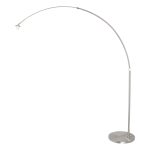 Vloerlamp Sparkled Light | 1 lichts | Zilver, Grijs