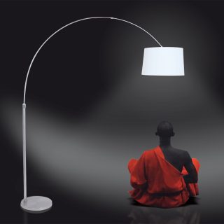 Vloerlamp Sparkled Light | 1 lichts | Zilver, Grijs