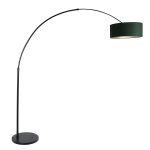 Vloerlamp Sparkled Light | 1 lichts | Zilver, Grijs, Zwart