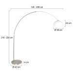 Vloerlamp Sparkled Light | 1 lichts | Zwart