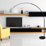Vloerlamp Sparkled Light | 1 lichts | Zwart