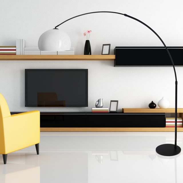 Vloerlamp Sparkled Light | 1 lichts | Zwart