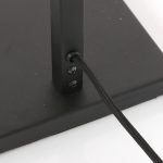 Vloerlamp Stang | 1 lichts | Wit, Zwart