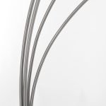 Vloerlamp Synna | 5 lichts | Zilver, Grijs, Wit