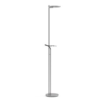 Vloerlamp Turound Light color | 2 lichts | Zilver, Grijs