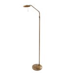 Vloerlamp Zenith LED | 1 lichts | Brons, Bruin, Wit