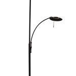 Vloerlamp Zenith LED | 2 lichts | Wit, Zwart