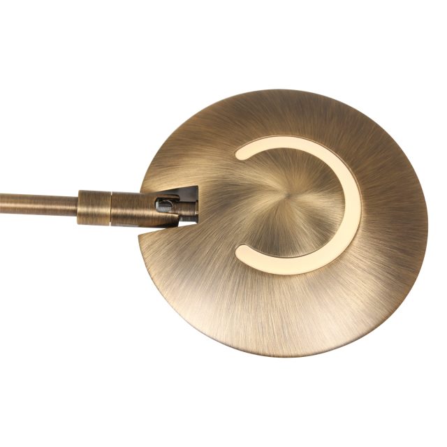 Vloerlamp Zodiac LED | 1 lichts | Brons, Bruin, Wit