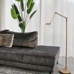 Vloerlamp Zodiac LED | 1 lichts | Brons, Bruin, Wit