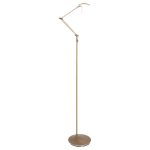 Vloerlamp Zodiac LED | 1 lichts | Brons, Bruin, Wit