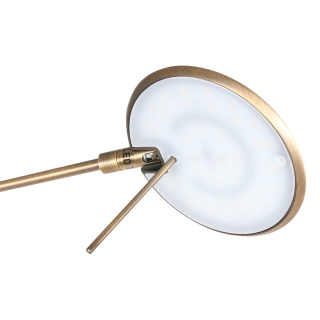 Vloerlamp Zodiac LED | 1 lichts | Brons, Bruin, Wit