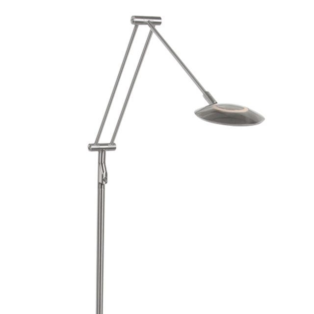 Vloerlamp Zodiac LED | 1 lichts | Zilver, Grijs, Wit
