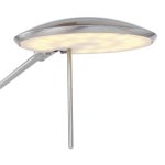 Vloerlamp Zodiac LED | 2 lichts | Zilver, Grijs, Wit