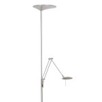 Vloerlamp Zodiac LED | 2 lichts | Zilver, Grijs, Wit