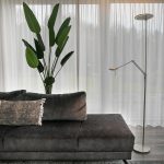 Vloerlamp Zodiac LED | 2 lichts | Zilver, Grijs, Wit