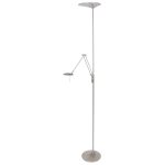 Vloerlamp Zodiac LED | 2 lichts | Zilver, Grijs, Wit