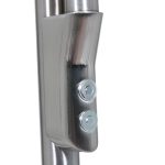 Vloerlamp Zodiac LED | 2 lichts | Zilver, Grijs, Wit