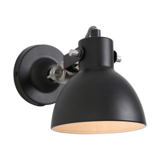 Wandlamp Cera | 1 lichts | Metaal, Zwart