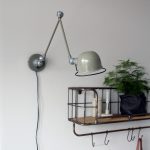 Wandlamp Davin | 1 lichts | Zilver, Grijs, Groen