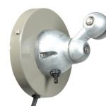 Wandlamp Davin | 1 lichts | Zilver, Grijs, Groen