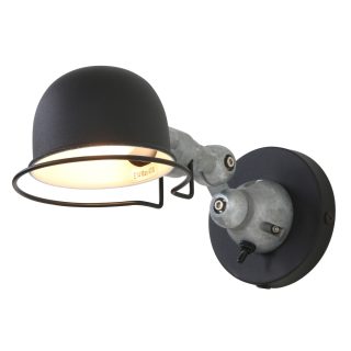 Wandlamp Davin | 1 lichts | Zilver, Grijs, Zwart